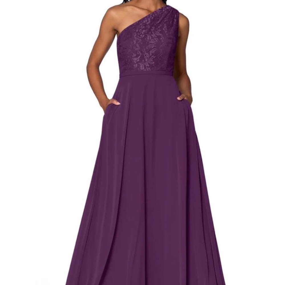 Azazie Grape Bridesmaid Dress